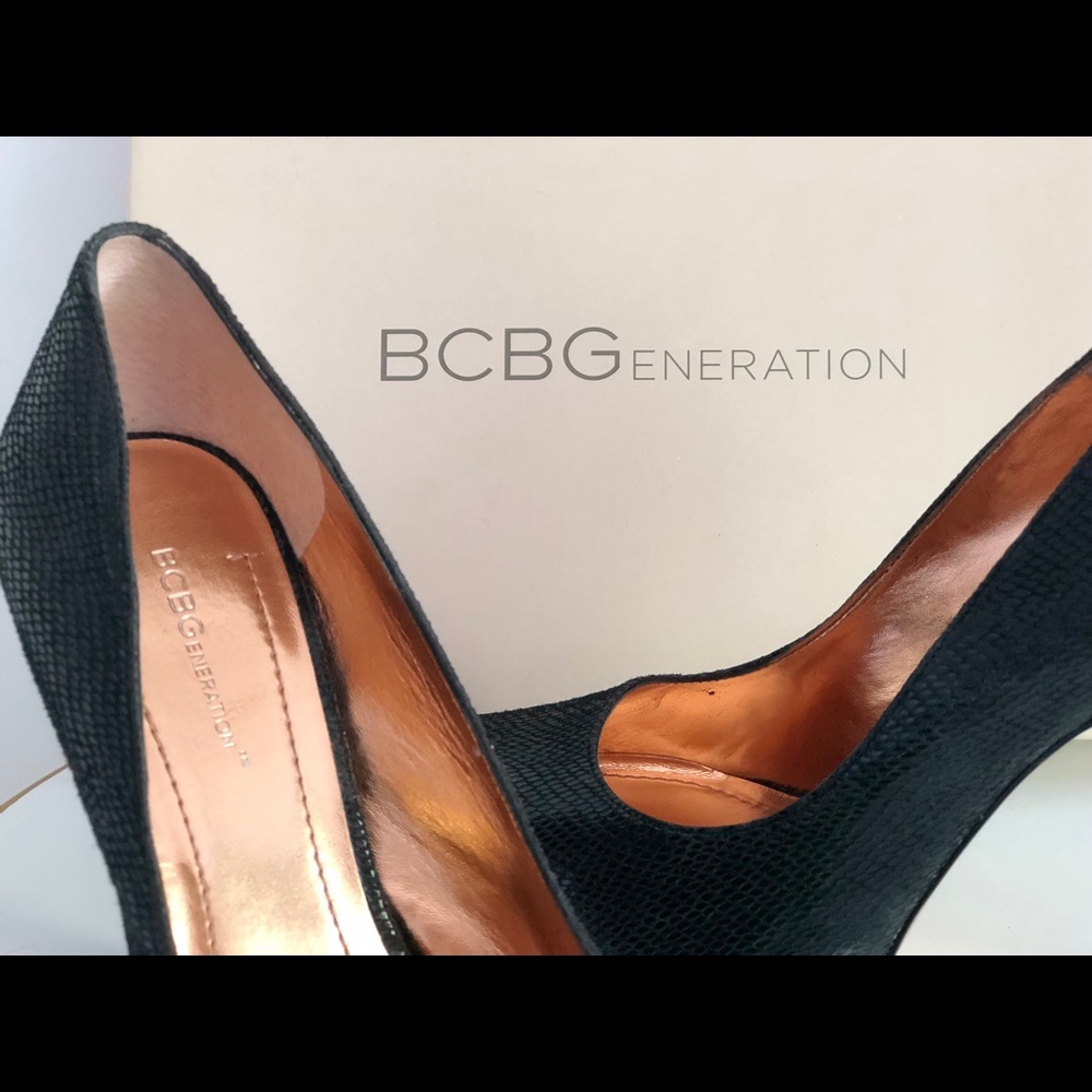 Bcbgeneration Black Leather Pump - image 3